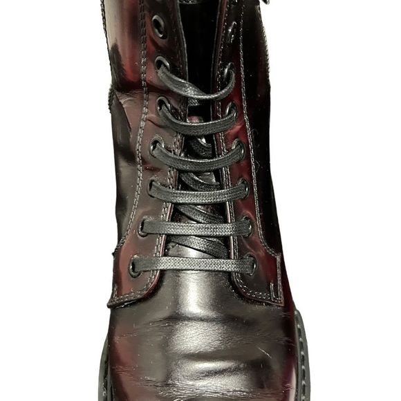 🎉HP🎊Prada Combat Boot Spazzolato 37 1/2 - Picture 5 of 16